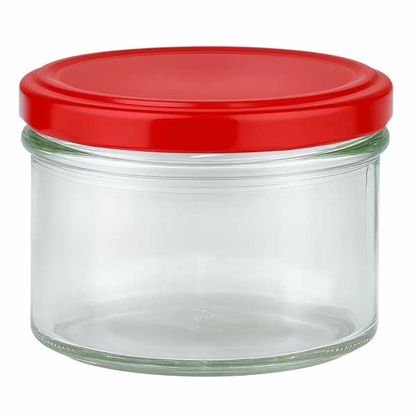 Vaso de 225 ml + tapa BasicSeal rojo UNiTWIST