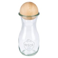 Botella para zumos WECK de 290 ml con bola de madera Botella para zumos WECK de 290 ml con bola de madera