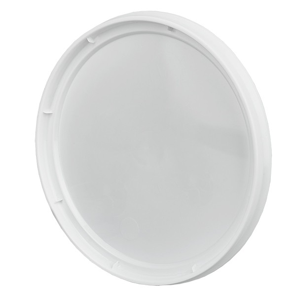 Tapa blanca, para cubo de plástico de 1 litro PP