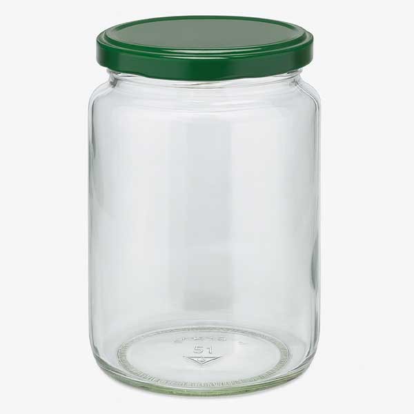 795ml vaso redondo + tapa BasicSeal verde UNiTWIST