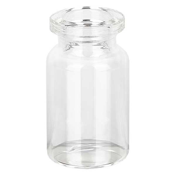 Vial para inyección, vidrio transparente, 5 ml - vidrio moldeado tipo I