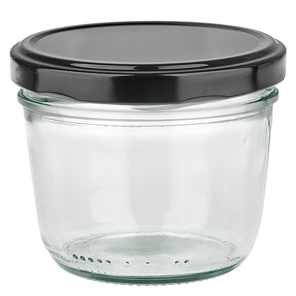 Vaso de 230 ml con tapa BasicSeal negro UNiTWiST