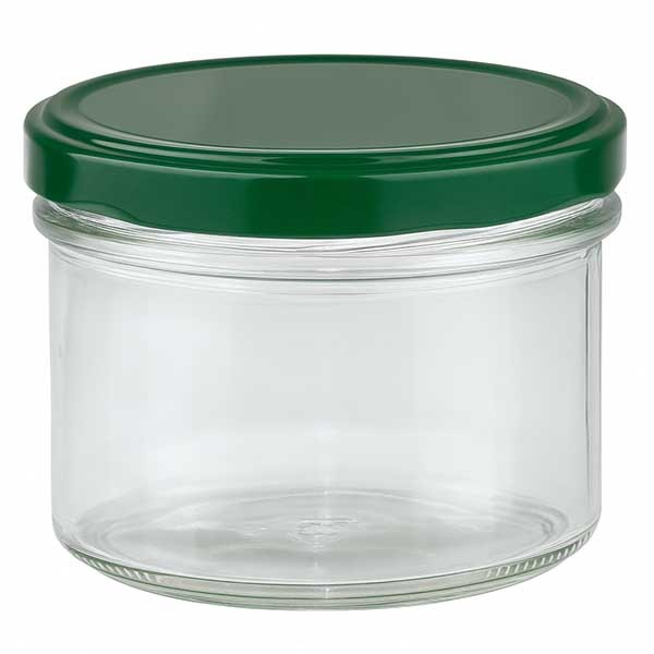 Vaso de 225 ml + tapa BasicSeal verde UNiTWIST
