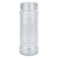 Bote para especias forma cilíndrica 100 ml con rosca de 41 mm, vidrio transparente, sin cierre Bote para especias forma cilíndrica 100 ml con rosca de 41 mm, vidrio transparente, sin cierre