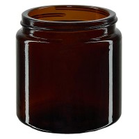 Tarro de vidrio, 120 ml, VIDRIO ÁMBAR, 58 mm/R3 Tarro de vidrio, 120 ml, VIDRIO ÁMBAR, 58 mm/R3