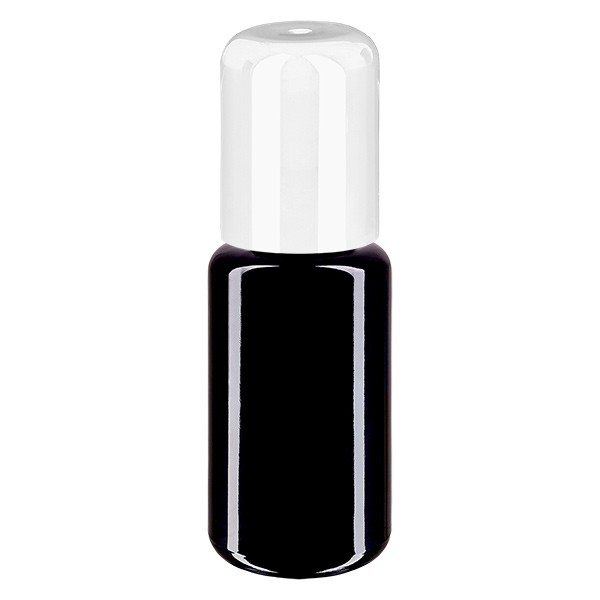 Frasco de vidrio para desodorante, violeta, 20 ml, roll-on para desodorante vacío