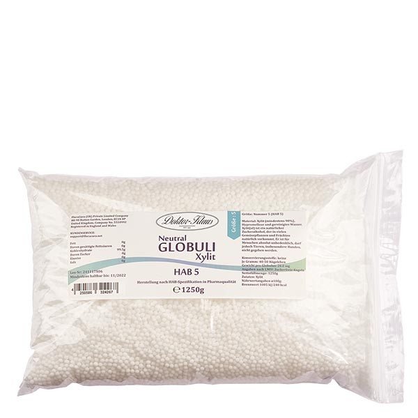 Glóbulos neutrales, 1250 g, HAB5, de xilitol