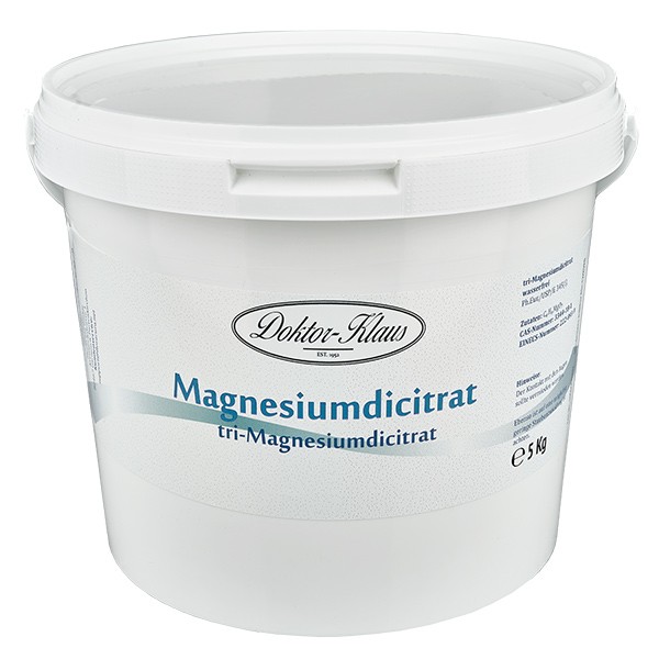 5 kg de dicitrato tricálcico de magnesio anhidro Doktor-Klaus