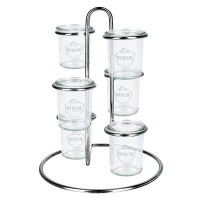 Vista previa: Soporte cromado para 6 vasos Vista previa: Soporte cromado para 6 vasos