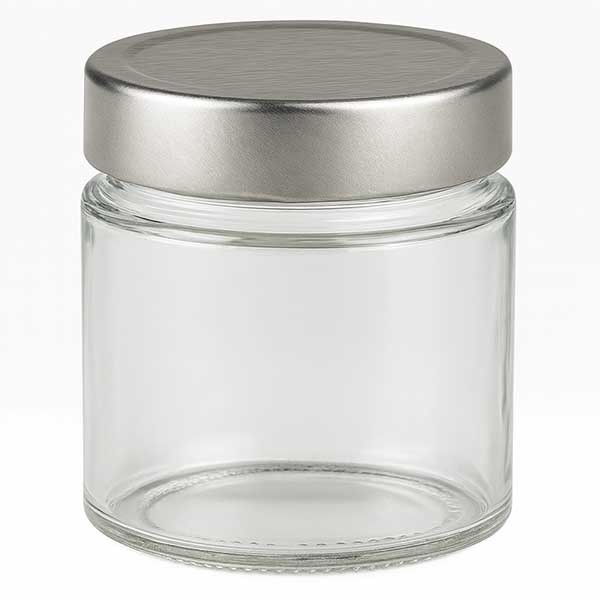 135ml vaso redondo + tapa BasicSeal plata profundo UNiTWiST