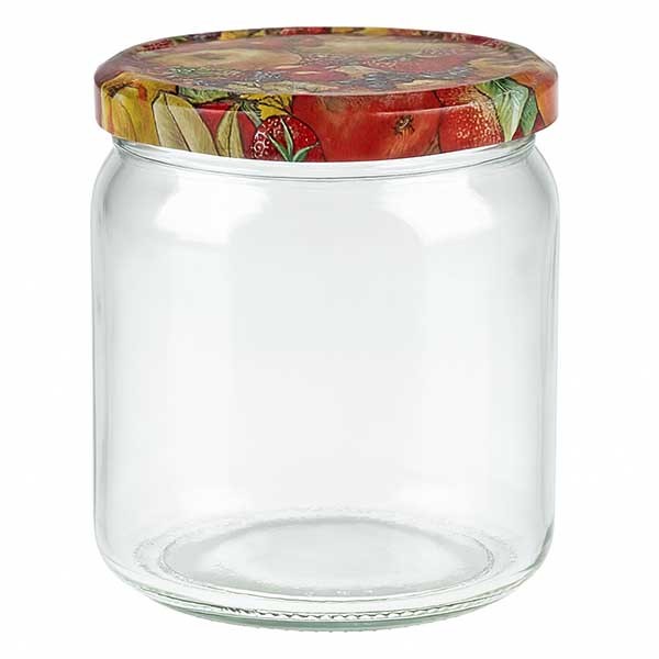 408ml vaso redondo + tapa BasicSeal decoración frutal UNiTWiST