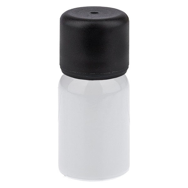 Botella de 5 ml, 6 mm, SV negro, OV WhiteLine UT18/5