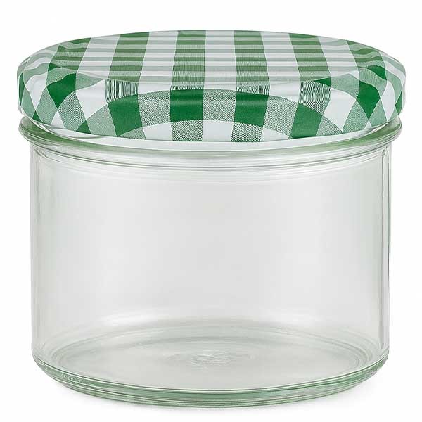 Vaso de 225 ml + tapa BasicSeal verde/blanco UNiTWiST