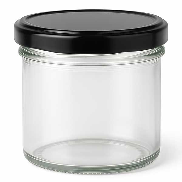 Vasos de 125 ml con tapa BasicSeal negro UNiTWiST