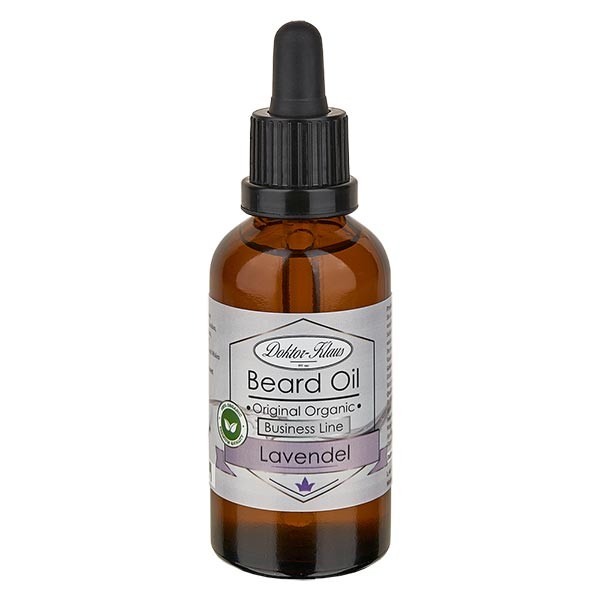 Aceite de barba de 50 ml, lavanda, Business Line (Original Organic Beard Oil) de Doktor-Klaus