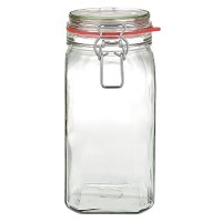 Tarro con cierre de alambre / tarro con cierre mecánico de 1540 ml, redondo, apto para la pasteurización Tarro con cierre de alambre / tarro con cierre mecánico de 1540 ml, redondo, apto para la pasteurización