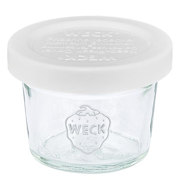 Tarro para desmoldar WECK de 35 ml con tapa de almacenamiento