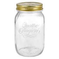 Vaso redondo de 1000 ml "Quattro Stagioni" con tapa Vaso redondo de 1000 ml "Quattro Stagioni" con tapa