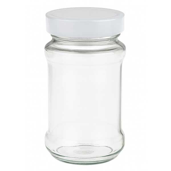 Vaso redondo 390ml con tapa BasicSeal blanco UNiTWIST