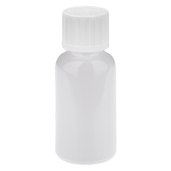 Frasco de 20 ml, 11 mm SV, blanco, STD KiSi WhiteLine UT18/20
