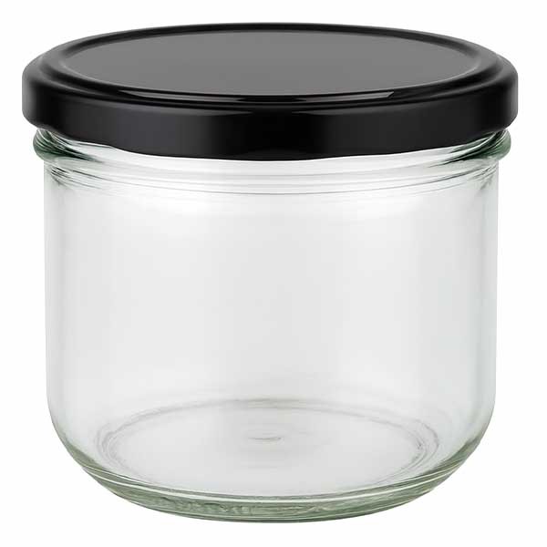 Vaso de 260 ml con tapa BasicSeal negro UNiTWiST