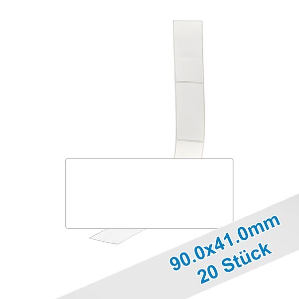 Pack de 20 etiquetas de 90 x 41 mm para rotular