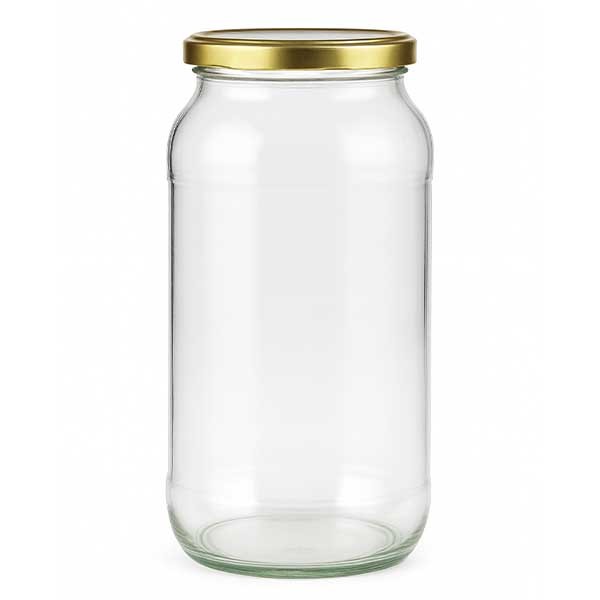 1062ml vaso redondo con tapa BasicSeal oro UNiTWIST