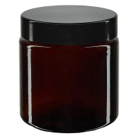 Tarro de vidrio, 120 ml, VIDRIO ÁMBAR, 51 mm/R3 Tarro de vidrio, 120 ml, VIDRIO ÁMBAR, 51 mm/R3