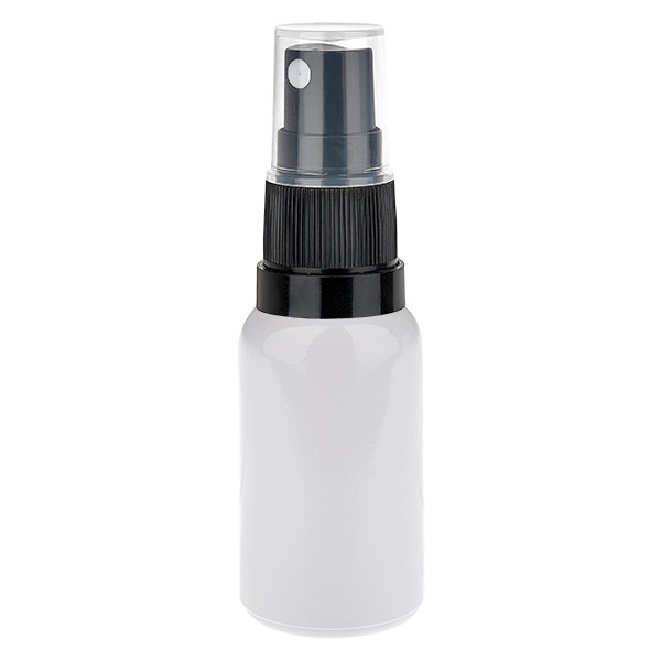 Botella con pulverizador de 20 ml, negra/transparente STD WhiteLine UT18/20