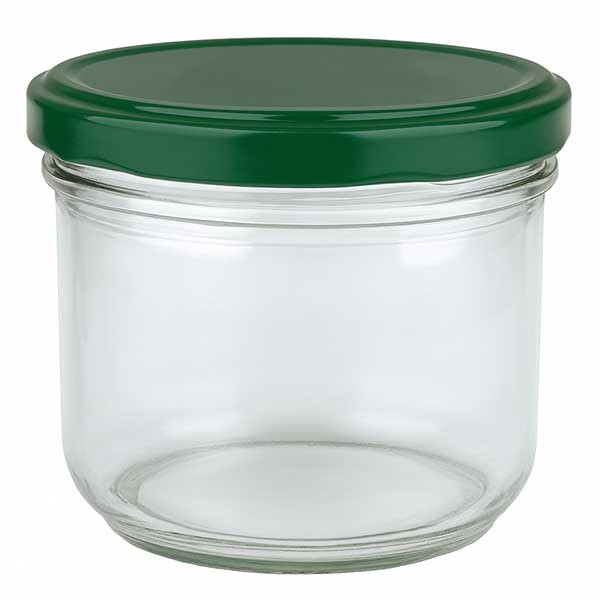 Vaso de 260 ml + tapa BasicSeal verde UNiTWIST