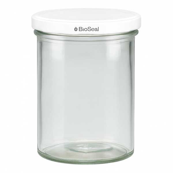 Vaso 435ml con tapa BioSeal blanco UNiTWIST