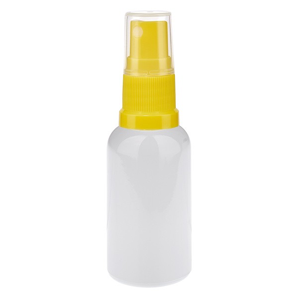 Frasco pulverizador de 30 ml amarillo/transparente STD WhiteLine UT18/30