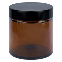 Tarro de vidrio, 120 ml, VIDRIO ÁMBAR, 51 mm/R3 Tarro de vidrio, 120 ml, VIDRIO ÁMBAR, 51 mm/R3