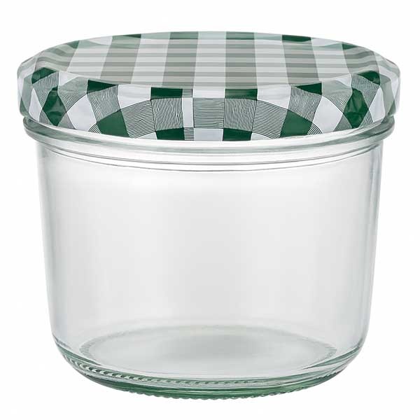 Vaso de 230 ml + tapa BasicSeal verde/blanco UNiTWiST