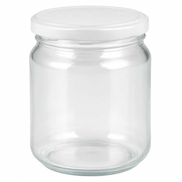 Vaso redondo de 212 ml con tapa BasicSeal blanco UNiTWIST