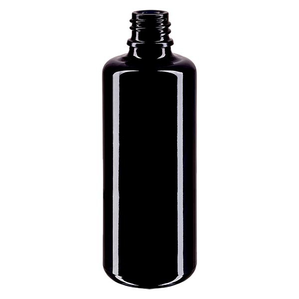Frasco de vidrio violeta, 50 ml, DIN 18 (vidrio Miron)
