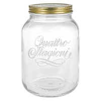 Vaso redondo "Quattro Stagioni" de 3000 ml con tapa Vaso redondo "Quattro Stagioni" de 3000 ml con tapa