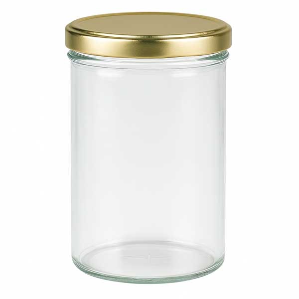 Vaso 435ml con tapa BasicSeal oro UNiTWIST