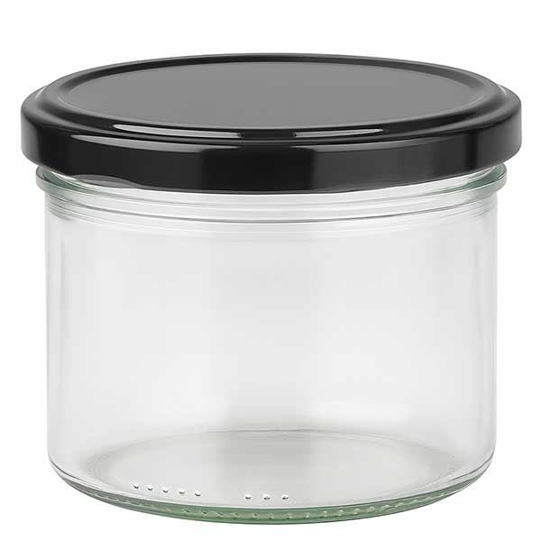UNiTWIST 230ml vaso cilíndrico + tapa BasicSeal negro