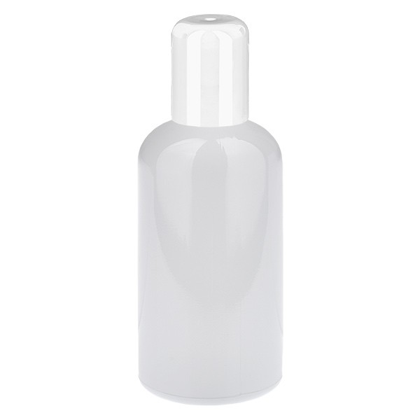 Botella roll-on de 100 ml, blanca, STD WhiteLine UT18/100