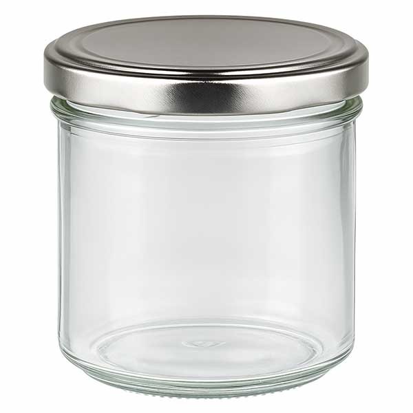 Vasos de 167 ml con tapa BasicSeal plata UNiTWiST