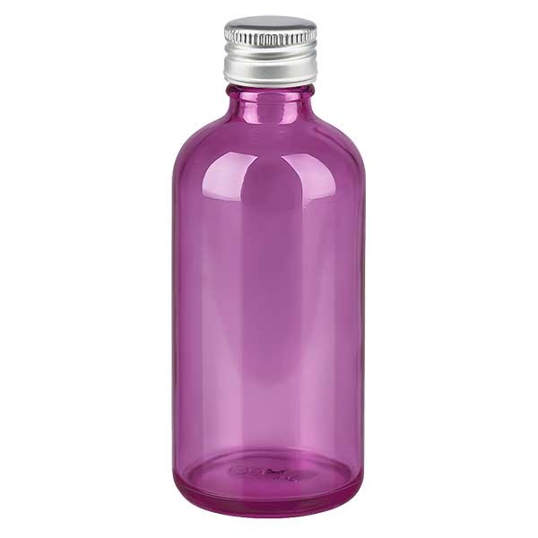 100ml Flas. 11mm Schraubverschluss Alu-Silber mit Standardverschluss PurpleLine UT18/100