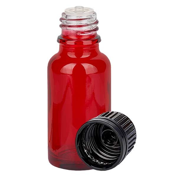 Frasco cuentagotas de 20 ml con precinto de originalidad de 1 mm RedLine UT18/20 UNiTWIST