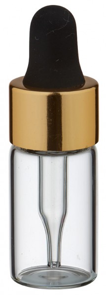 Minifrasco con pipeta cuentagotas transparente g/s UNiTWIST de 3 ml