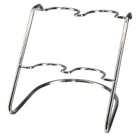 Soporte de acero inoxidable para servir 4 tarros tulipa o tarros para desmoldar de la empresa Weck Soporte de acero inoxidable para servir 4 tarros tulipa o tarros para desmoldar de la empresa Weck