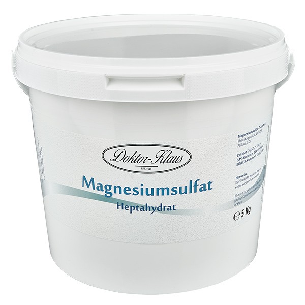 5 kg de sulfato de magnesio 7 hidratado Doctor Klaus