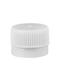 Tapón de rosca blanco para frascos de medicina de PET con precinto de originalidad Tapón de rosca blanco para frascos de medicina de PET con precinto de originalidad