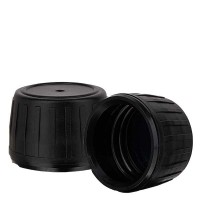 Tapón de rosca, negro, para botellas de agua violeta Tapón de rosca, negro, para botellas de agua violeta