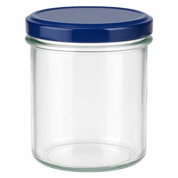Vaso 350ml + tapa BasicSeal azul UNiTWIST