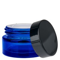 Tarro de cristal 20ml azul con tapa insertable UNiTWIST Tarro de cristal 20ml azul con tapa insertable UNiTWIST